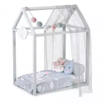 Кроватка для куклы DeCuevas с аксессуарами Мартин 83 см
