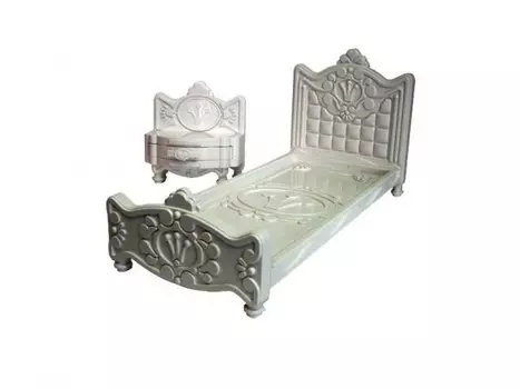 Кроватка для куклы Форма Мебель в наборе Сонечка