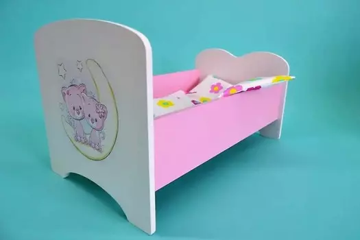 Кроватка для куклы Коняша Котята и месяц