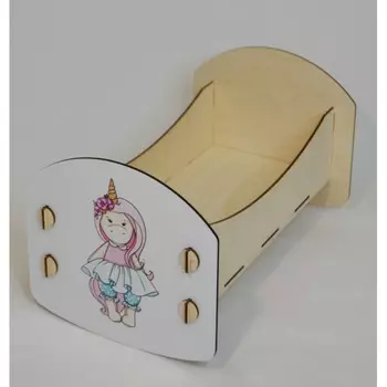 Кроватка для куклы Коняша Облака Ева