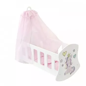 Кроватка для куклы Paremo Люлька с балдахином Мимими Крошка Мили Мини