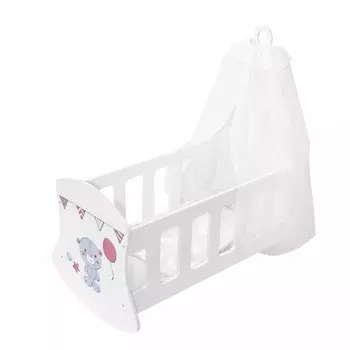 Кроватка для куклы Paremo люлька с балдахином Мимими Крошка Рони