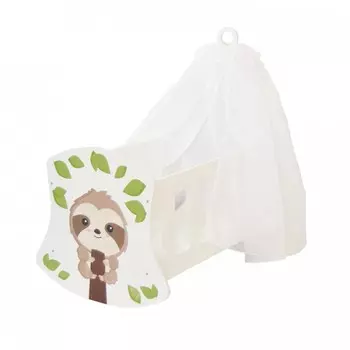 Кроватка для куклы Paremo люлька с балдахином Мимими Крошка Леви