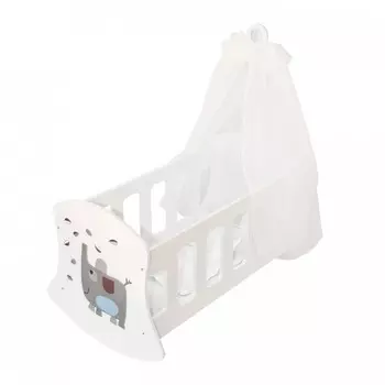 Кроватка для куклы Paremo люлька с балдахином Мимими Крошка Ви