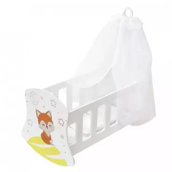 Кроватка для куклы Paremo люлька с балдахином Мимими Крошка Лия