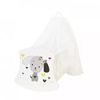 Кроватка для куклы Paremo люлька с балдахином Мимими Крошка Ди