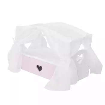 Кроватка для куклы Paremo с бельевым ящиком Любимая кукла Мини