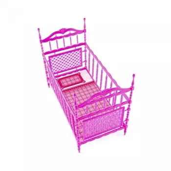 Кроватка для куклы Пластмастер 22005