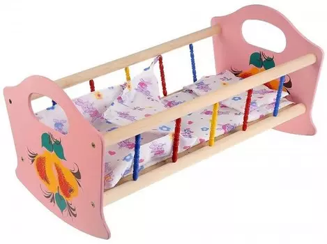 Кроватка для куклы Russia 54 см К-02