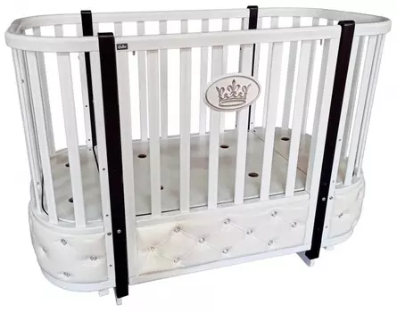 Кроватка-трансформер Bellini Laguna Elegance 4 автостенка (поперечный маятник)