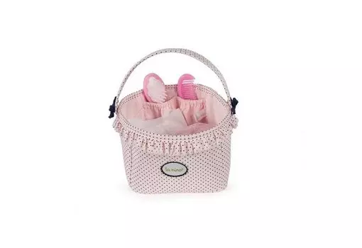 La Nina Корзинка с банными принадлежностями для кукол 65029