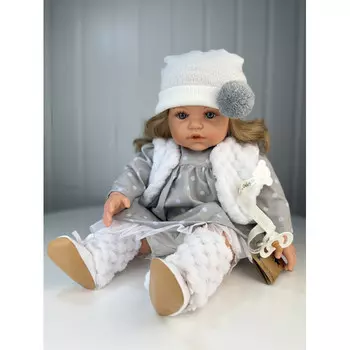 Lamagik S.L. Кукла Сьюзи в платье в горох и меховых сапогах 47 см