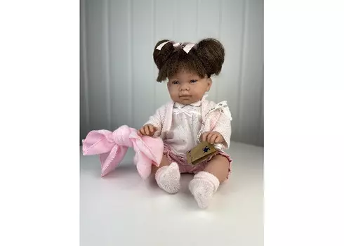 Lamagik S.L. Пупс Марина в бело-розовой одежде 47 см