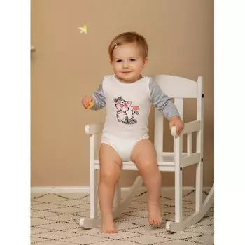 Лапушка Боди для девочки Лео однотон