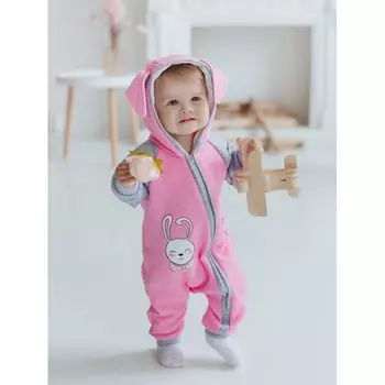 Лапушка Комбинезон с капюшоном Зайка