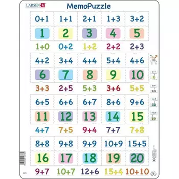 Larsen Мемопазл Числа 0-20