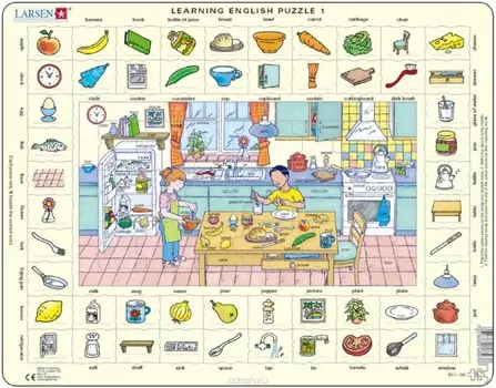 Larsen Пазл Изучаем английский 1