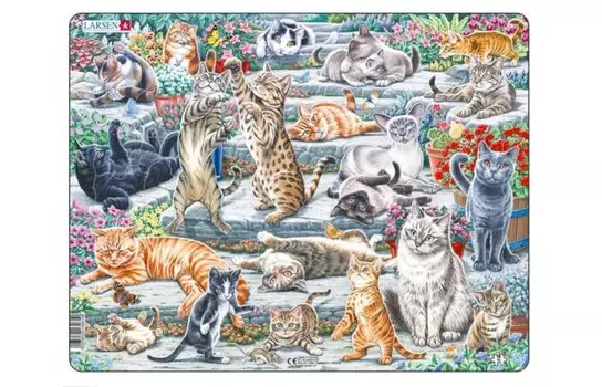 Larsen Пазл Кошки (45 деталей)