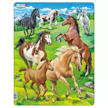 Larsen Пазл Лошади