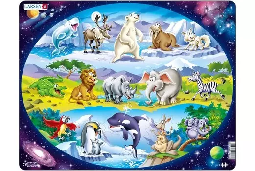 Larsen Пазл Планета животных