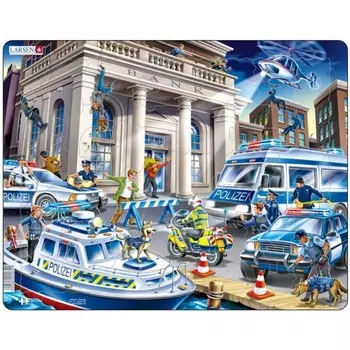 Larsen Пазл Полицейские машины