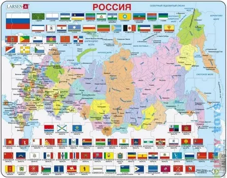 Larsen Пазл Россия (Русский) K55