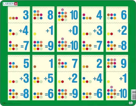 Larsen Пазл Сложение 1-10b