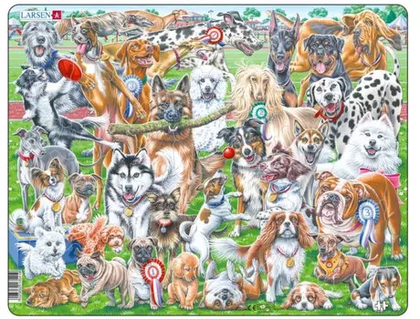 Larsen Пазл Собаки (32 детали)