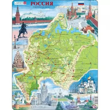 Larsen Пазл Западная Россия (Русский)