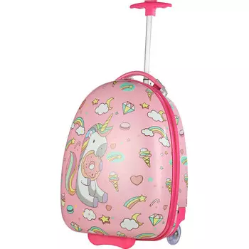Lats Чемодан детский облегченный Пони с пончиком