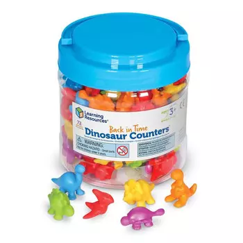 Learning Resources Игровой набор фигурок Динозавры (72 элемента)