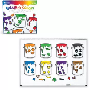 Learning Resources Магнитный набор для сортировки Цветные брызги