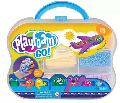 Learning Resources Набор пластилина в чемоданчике ПлэйФоум Возьми в дорогу (9 элементов)