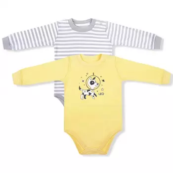 Leo Боди длинный рукав Космонавт 2 шт.