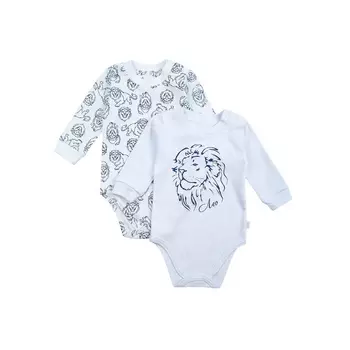 Leo Боди длинный рукав Лев 2 шт.