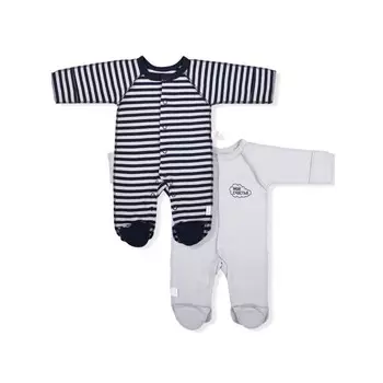 Leo Комбинезон швы наружу Полоски 2 шт.