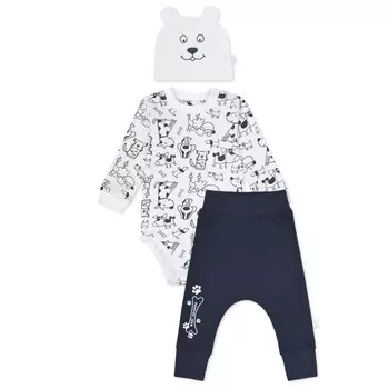 Leo Комплект Best friends (боди, штанишки и шапочка) 1004А-8