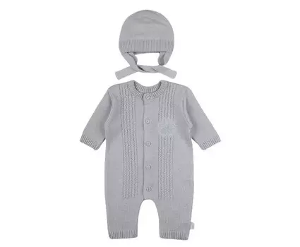 Leo Комплект (комбинезон вязаный, шапочка) Марсель