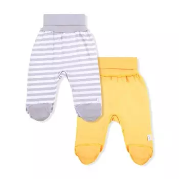 Лео Ползунки швы наружу Полоски 2 шт.