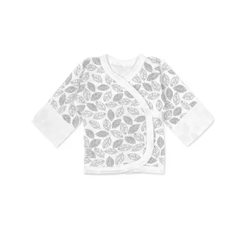 Лео Распашонка органик Птенчики листики 2004А-2