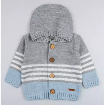 Leo Жакет вязаный с капюшоном