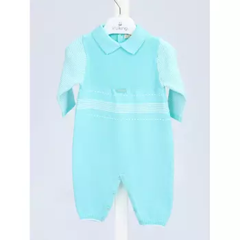 Leoking Комбинезон для малышей из 100% органического хлопка на пуговицах с полосами 7307