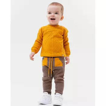 Leoking Костюм для мальчика однотонная кофта со штанишками из 100% хлопка 8361