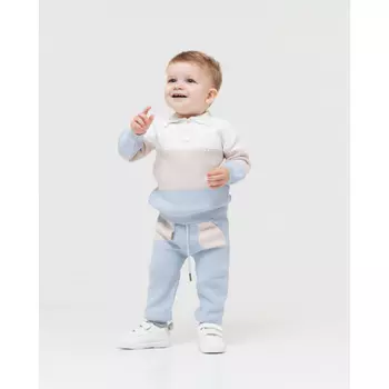 Leoking Костюм для мальчика полосатая кофта со штанишками из 100% хлопка 8362