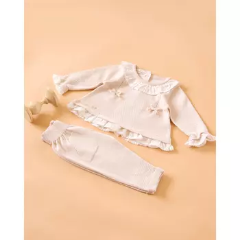 Leoking Костюм с воланами (кофта и штанишки) 8424