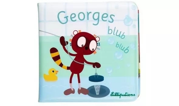 Lilliputiens Книжка для ванны Лемур Джордж