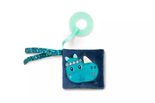 Lilliputiens Книжка-игрушка мини Носорог Мариус