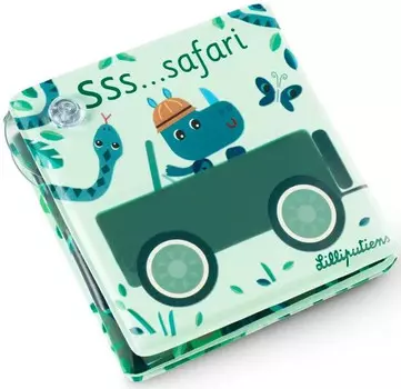 Lilliputiens Книжка-панель для ванной Сафари
