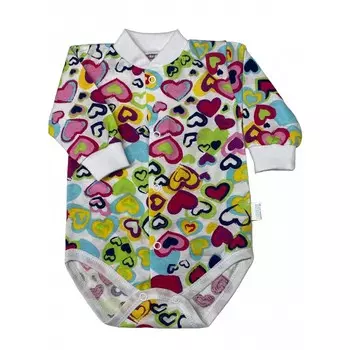 Limpopo Боди длинный рукав Сердца 2-379