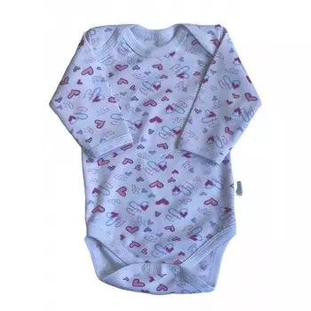 Limpopo Боди длинный рукав Сердечки 3-374